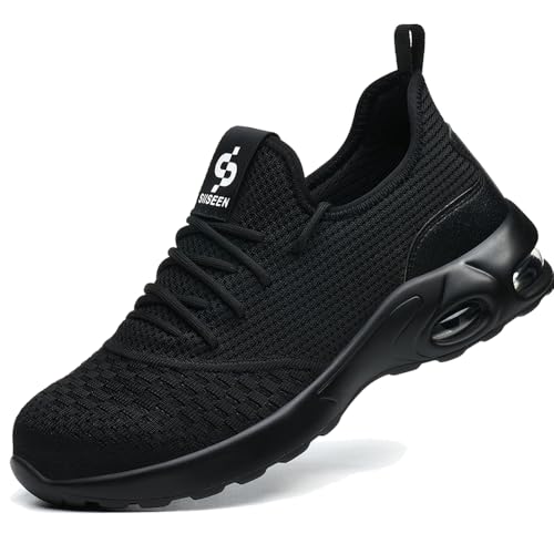 Image of Steel Toe Safety Shoes for Men Women Work Sneakers Breathable Lightweight Industrial & Construction Shoe
