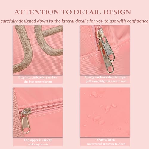 Personalized Folding Duffle Bag, Custom High Capacity Luggage Bag w/Embroidered Name, Customized Cloth Bags with Handles for Women/Men Sports Dance Gym Travel Weekender Overnight Bridesmaid2