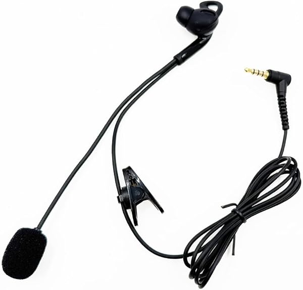 Motorcycle Helmets Compatible 3.5mm Plug Elbow Plug Earphone Headphones Intercom Mic Headset - 4