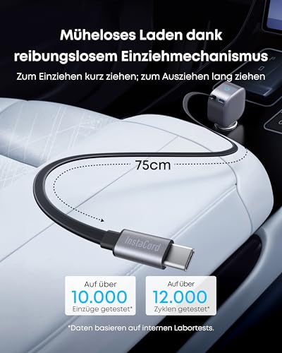 Anker 75W Zigarettenanzünder USB C, Ultra- kompaktes Auto Schnellladegerät – Ansicht 4