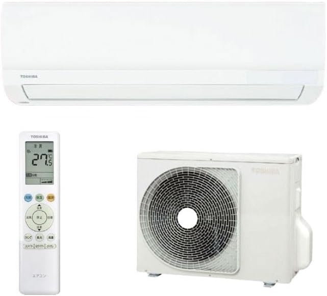 TOSHIBA Room Air Conditioner RAS-2216TL(W) TL Series 2.2kW for 6 Tatami Mats Compact Design Single Phase 100V 2026 Model Grand White (Indoor Unit, Outdoor Unit, Remote Control Set)