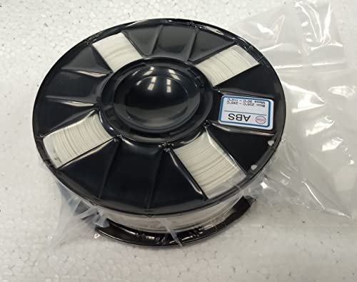 Filamento ABS premium 1,75mm 1.75mm Branco 1kg para impressoras 3D + Adesivo Líquido