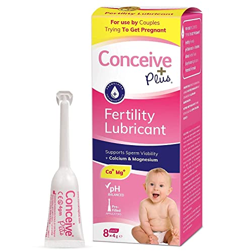 Conceive Plus Women's Fertility Bundle Prenatal Vitamins 60 Count And Fertility Lubricant Applicators 8 X 4Gram #TOP1