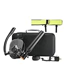 VEVOR Scuba Tank, 0.5L Portable Diving Tank, Diving Oxygen Cylinder Support 5-10 Minutes Underwater Breathing, 32.81 ft Diving Depth, Refillable Snorkel Air Tank Kit for Underwater Exploration Rescue