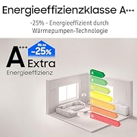 Samsung DV90DB8845GHU2 Wärmepumpentrockner DV8400D, 9 kg, EEK: A, AI Wäschetrockner mit Klartext-Display, AI Dry+, QuickDrive, SuperSpeed, Super Leise Programm, SmartThings-App, Weiß – Ansicht 4