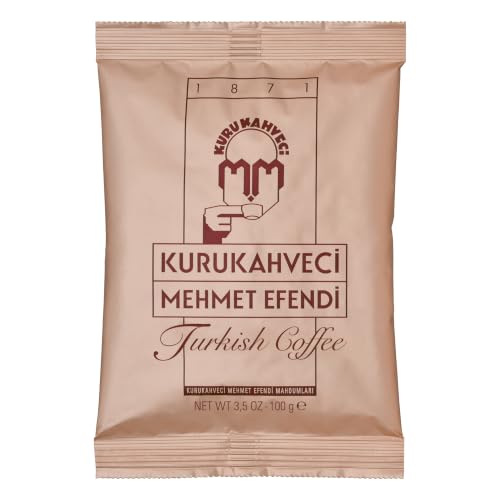 Kurukahveci Mehmet Efendi Turkish Coffee, Medium Roast for Cezve, 3.52 oz