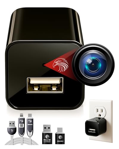 DIVINEEAGLE Plug-in Full HD Dome Camera - Premium Reliable 1080p Pet Cam with Motion Detection –...