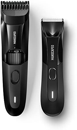 MANSCAPED® The Beard & Body Bundle Contains: The Beard Hedger™ Premium Precision Beard Trimmer and The Lawn Mower™ 4.0 Waterproof Electric Body Hair Trimmer