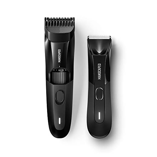 MANSCAPED® The Beard & Body Bundle Contains: The Beard Hedger™ Premium Precision Beard Trimmer and The Lawn Mower™ 4.0 Waterproof Electric Body Hair Trimmer