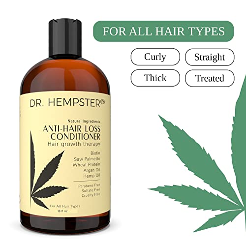 Women's And Men's Hair Growth Conditioner - Biotin And Hemp Anti Hair Loss Treatment For Thinning Hair - Natural And Organic Thickening And Volumizing Ingredients - No Parabens Or Sulphates #TOP3