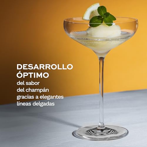 Copas de champagne Stölzle Lausitz Juego de 6 Copas de Cristal de 300ml Aptas para Lavavajillas 5