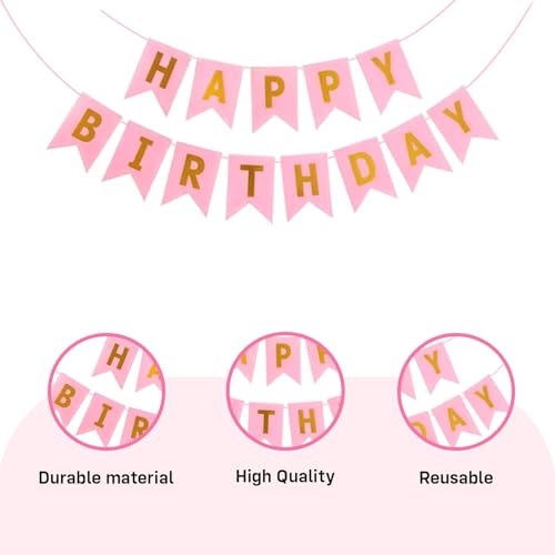 Image of Party Propz Soft Pastel Wisteria Birthday Decoration Kit For Girls -37 Pcs, Happy Birthday Banner, Wisteria Drapes, Pastel Balloons & Arch Roll,Balloon Decoration Kit for Girls (Latex,Cardstock)