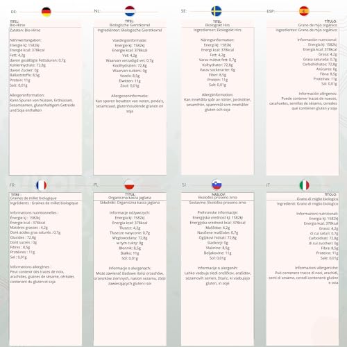 Wholefood Earth Organic Millet Grain – 1 kg | GMO Free | Vegan | High Fibre | Certified Organic