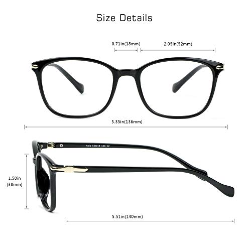 Image of VisionGlobal 6 Pairs Blue Light Blocking Glasses /Reading Glasses for Women /Men, Fashion Eyewear Frame