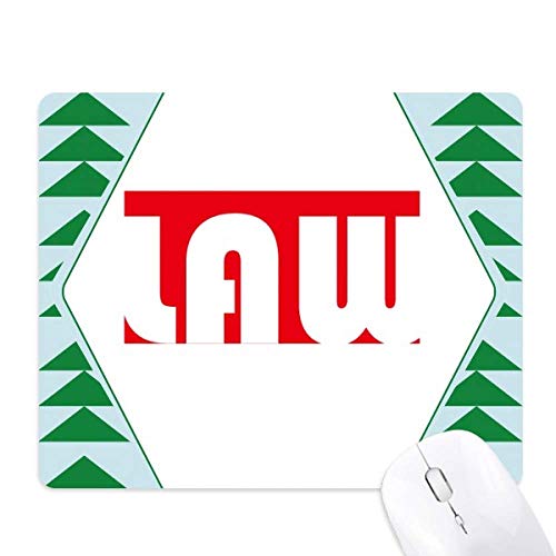 Tapis de souris green pine tree rouge et le major law tapis caoutchouc bureau