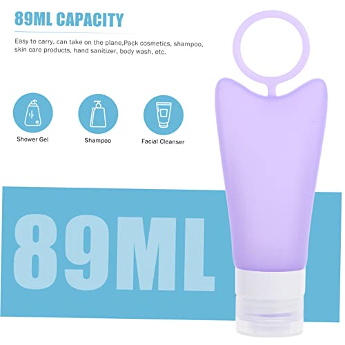 Beaupretty 3 Conjuntos De 2 Frascos De Gel De Sílica Sabão De Limpeza Recipientes Descartáveis ​​Fra