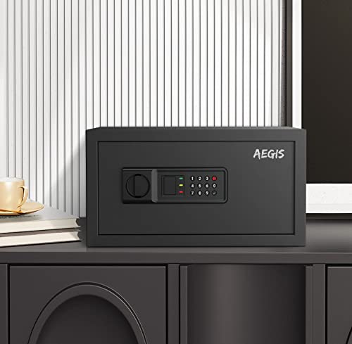 Aegis 1.2 Cubic Feet Cabinet Safe Box With Digital Password & Keys Electronic Security Rv Safe Box Money Lock Box For Home Hotel Office Business Jewelry Gun Cash #TOP5