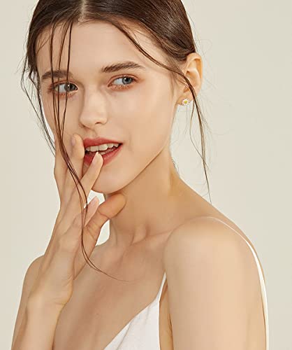 18G Cute Daisy Flower Cartilage Stud Earrings Sterling Silver for Women Girls Dainty Helix Tragus Earring Labret Studs Barbell Screw Back Ear Piercing Jewelry Gifts Hypoallergenic BFF4