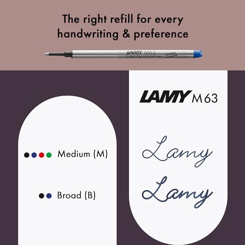 Image of Lamy Safari White Roller Ball Pen with Medium M63 blue refill