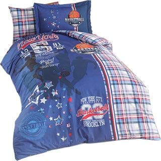 Basketball V1 Single Duvet Quilt Cover Set Basketball Theme 135x200 cm