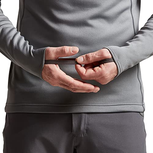 SITKA Gear Men's Core Midweight Zip-T Long Sleeve Hunting Shirt, Woodsmoke, X-Large4