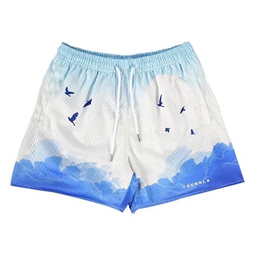 Badehose Manner Schnell trocknende, Bedruckte, Kurze Speedos für Herren...