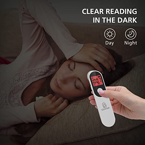 Comfier Touchless Forehead Thermometer For Adults And Kids, Infrared Digital Thermometer For Home With Fast And Accurate Reading, Baby Thermometer With 3 In 1 Large Lcd Display & Voice Broadcast #TOP6