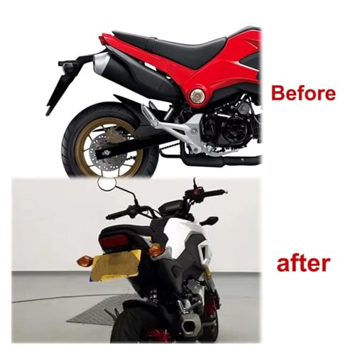 Support Arrière Queue Bien Rangé Grom MSX125 Finition Métal Rigide - 5