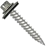 Stainless Steel Metal Roofing Screw: NO Paint (250) 12 x 1-1/2