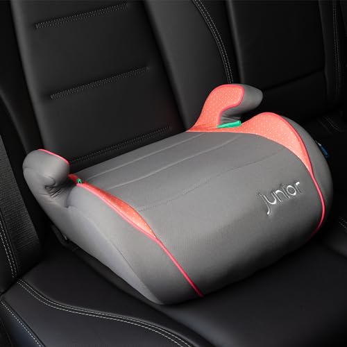 PETEX 'Max' Kindersitzerhöhung Sitzerhöhung nach i-Size Norm R129, Kindersitz/Autositz für Kinder, pink, 1 Stück