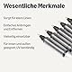 Amazon Basics Tintenroller mit flüssiger Tinte, feine Spitze, 0,7 mm, Schwarz, 12er-Pack