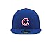 New Era MLB Chicago Cubs Game AC On Field 59Fifty Fitted Cap, Royal, 7