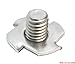 Bolt Dropper Stainless Steel T-Nuts, 3/8