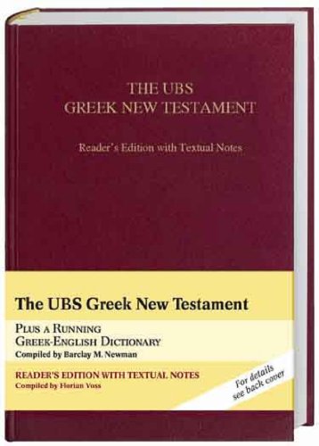 UBS Greek New Testament Reader's Edition image