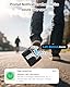 RUIZHI Air Tag kompatibel mit Google Mein Gerät Finden APP, nur Android, Smart Tag für Schlüssel, Fahrrad, Hund, Kinder, Geldbörsen, Schwarz, 1 Stück Air Tracker