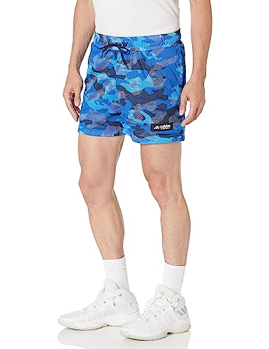 Short Adidas imprimé bleu 7 pouces parfait pour vos sorties d'été et sessions sport