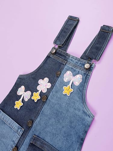 Image of KiddoPanti Girls Denim Dungaree Skirt