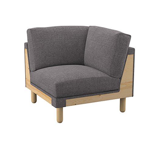 Soferia - IKEA NORSBORG Funda para módulo de Esquina, Naturel Stone