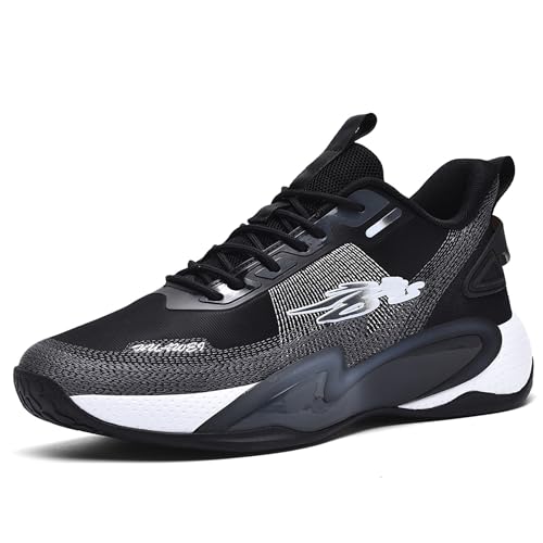 CJSPORX Men Basketball Shoes Non Slip Breathable Outdoor Fashion Sneakers