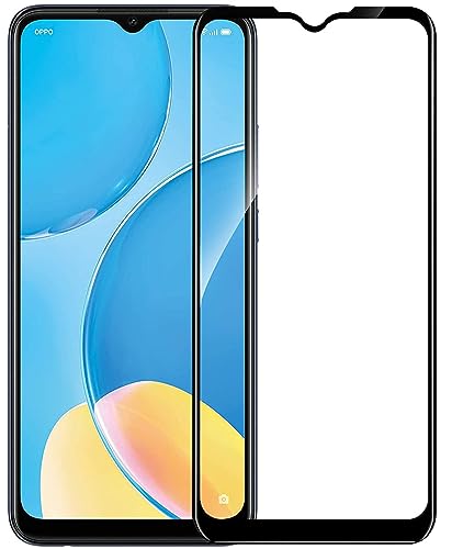 Image of HD Tempered Glass Screen Protector Compatible For Oppo A77S, Oppo A77, Oppo A15 With Edge To Edge Coverage And Easy Installation Kit