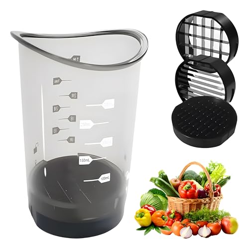 Obstschneider, Multifunktionaler Edelstahl Apfelschneider Abnehmbarer obst schneider mit 3 Druckplatte Erdbeerschneider für Obst, Gemüse, Banane, Salat, Frische Platter Making