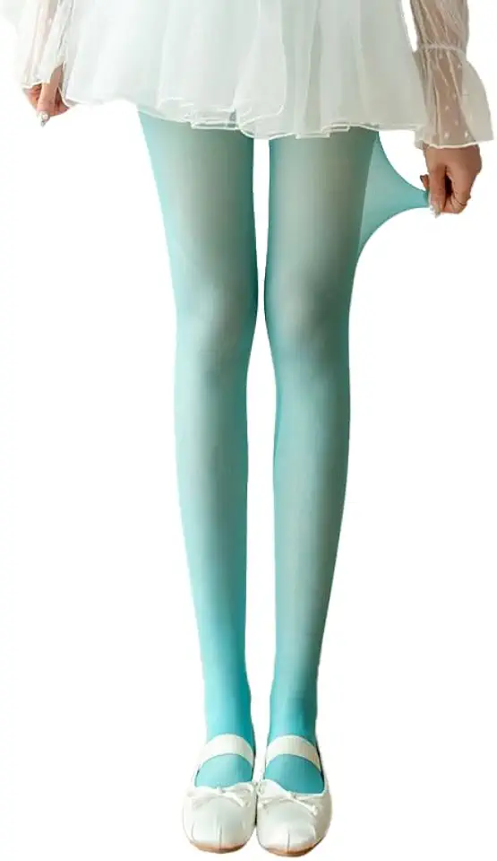 Meia-calça de seda colorida ultrafina transparente tamanho único para 40 a 63 kg