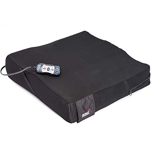 Roho Hybrid Elite SR Wheelchair Cushion, 20"W x 20"D, Easily Check Inflation Level, Positioning Stability, Skin, Soft Tissue & Pressure Sore Protection, Air & Foam Cushion, Smart Check Sold Separately