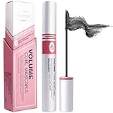 Flexibility Mascara,Waterproof Extra Long Lash Eyelashes,Thick,Voluminous Eyelashes,Long Lasting,Smudge-proof,All Day Exquisitely,for Charming Eye Makeup (Black)