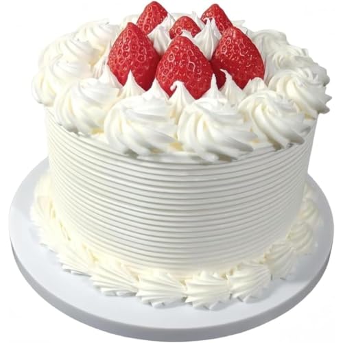 WhiteForest 誕生日ケーキ 記念日ケーキ 食品 サンプル 直径20cm 6インチ 詰め合わせ お菓子 おかし 食品模型 ディスプレイ用 模型 フェイク 本物そっくり リアル 見本 食玩 セット 展示 販促 グッズ ままごと お店屋さん 撮影道具