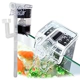 Jainsons Pet Products Hang on Aquarium Filter with Surface Oil Skimmer Small Fish Tank Filter Waterfall Filtration Ultra Quiet Fish Tank HOB Filter Up to 40 Liters RS-800A 2.5 Watts 280L/H