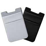 Doppel-Fächer Design erfüllt verschiedenes Bedürfnis. Achtung: Wegen der Anti-Fingerabdruck Rückseite von iPhone X/8/8 Plus kann das 3M Aufkleber an solche Handys nicht direkt aufkleben. Aufkleben an die Schutzhülle ist empfehlenswert