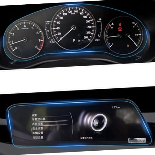 Verre trempé Mazda 3 8.8 pouces protection tableau de bord