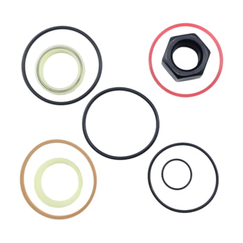 YUVANT Hydraulic Cylinder Seal Kit 6587989 Compatible with Bobcat Skid Steer Loader A300 S220 S250 S300 Construction & Industrial 331 334 430 1-1/2" Rod x 3" Bore