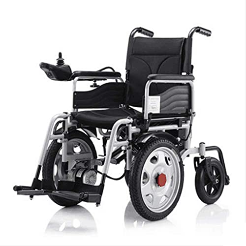 KUAW Ayuda para Caminar eléctrica Luz Inteligente, Plegable, Completamente automático, Scooter for Ancianos, Adecuado for Ancianos y discapacitados, Negro